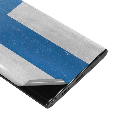 Finland Flag Distressed Galaxy Note 10 Skin